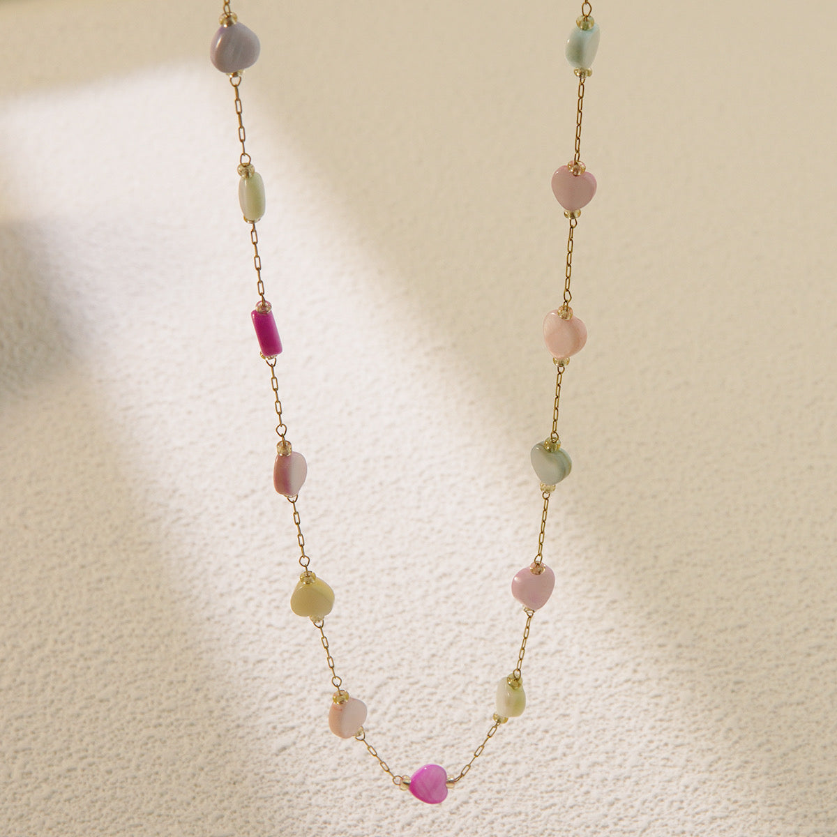Pastel Heartbeats Necklace