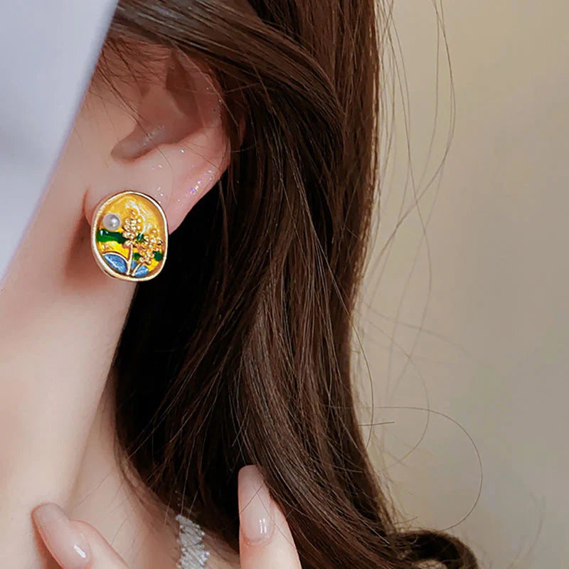 Sunset Garden Earrings