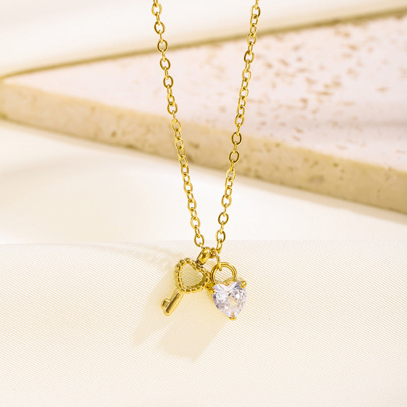 Twin Charms Necklace