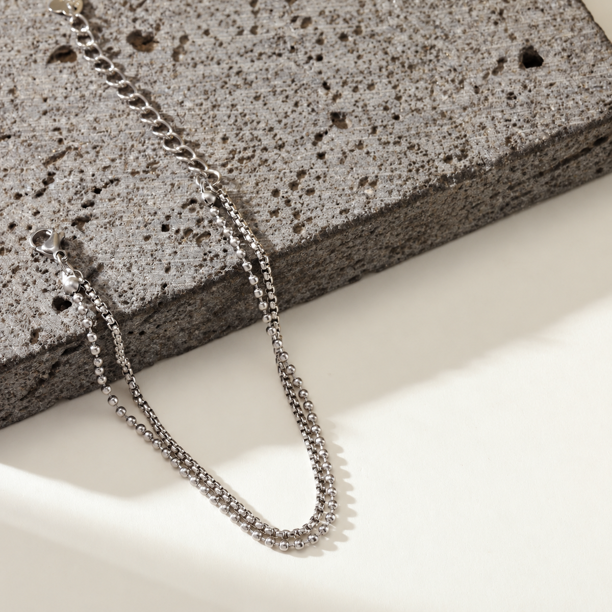 Duo Luxe Silver Bracelet
