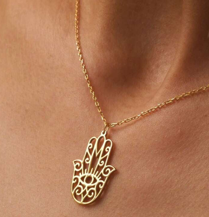 Evil Eye Hamsa Necklace