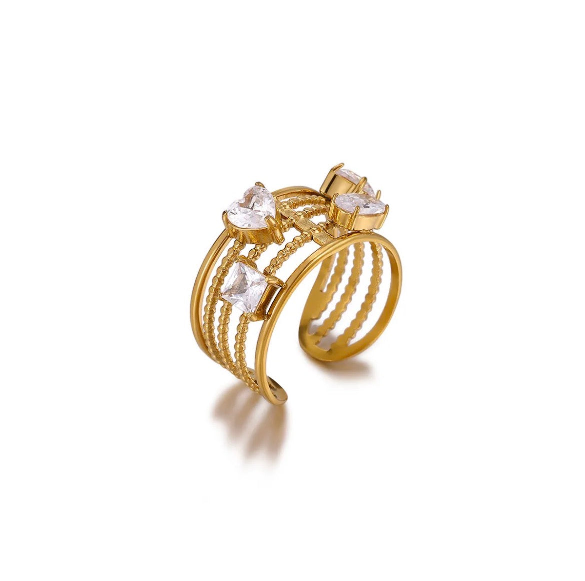 Crystal Cocktail Ring