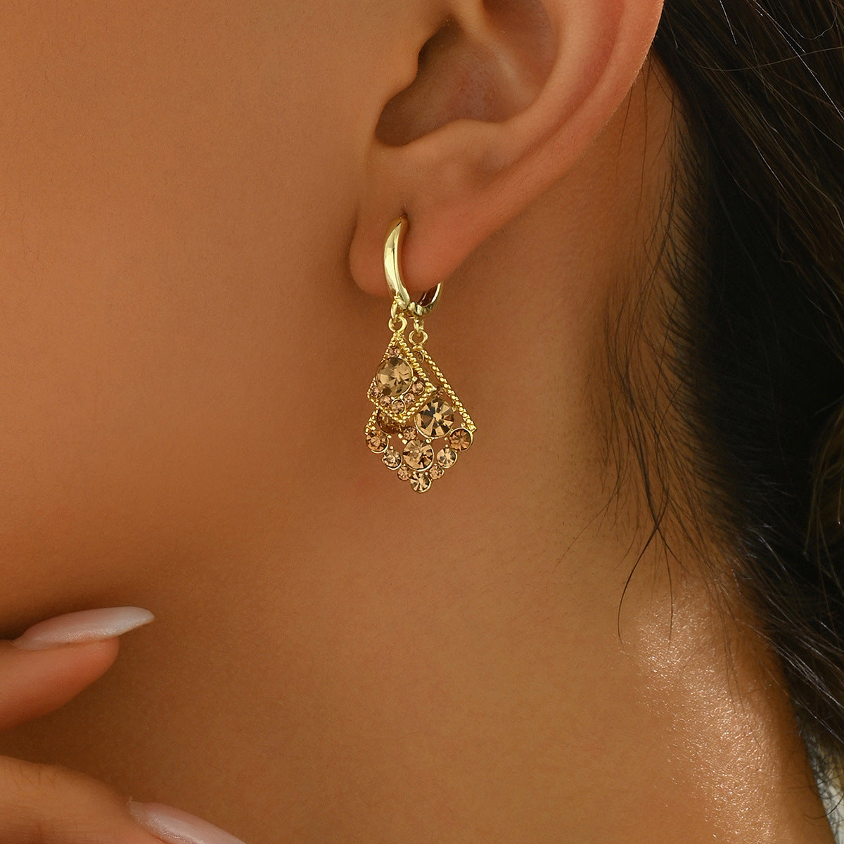 Honeyed Prism Earrings