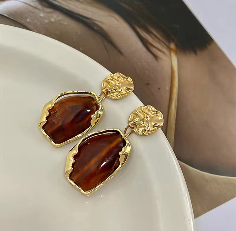 Golden Ember Earrings