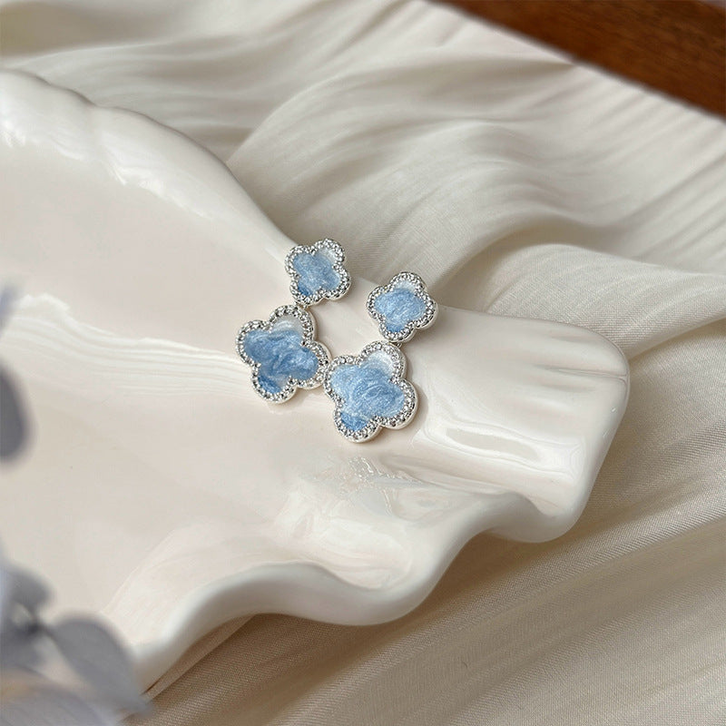 Sky Mist Drop Earrings