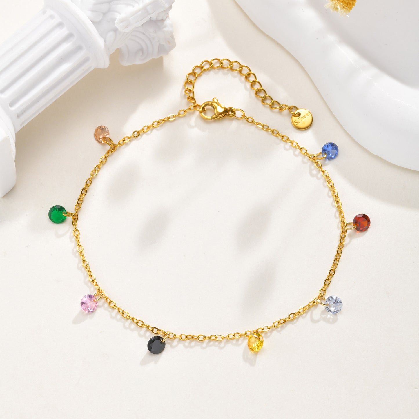 Aurora Drops Anklet