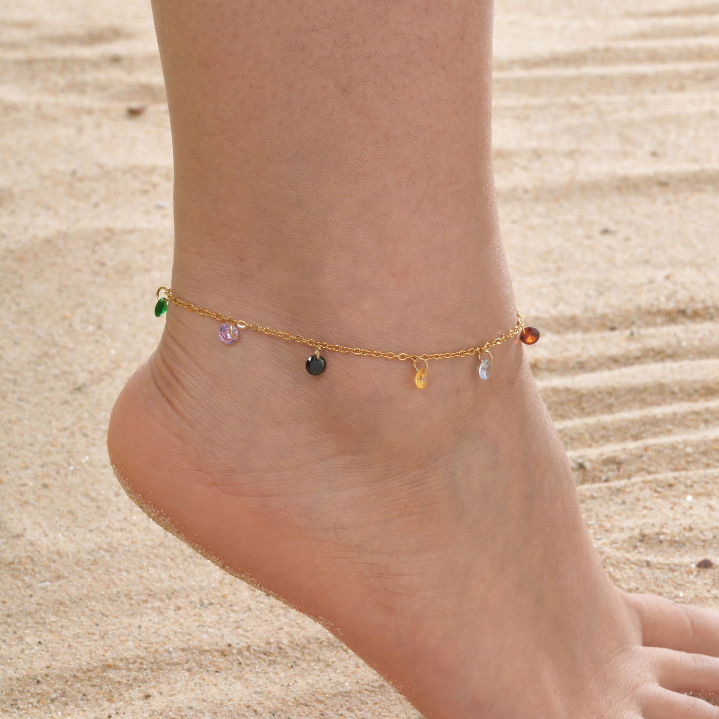 Aurora Drops Anklet