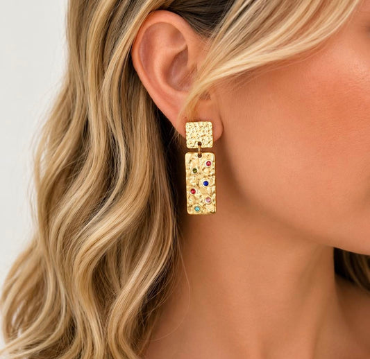 Cosmic Gem Earrings