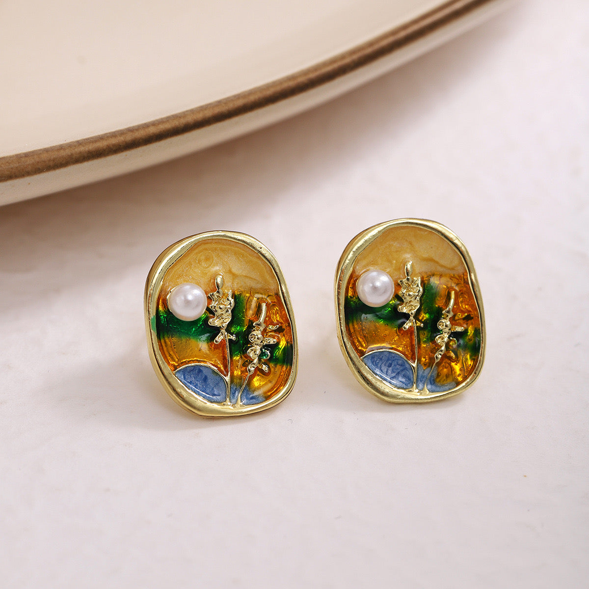 Sunset Garden Earrings