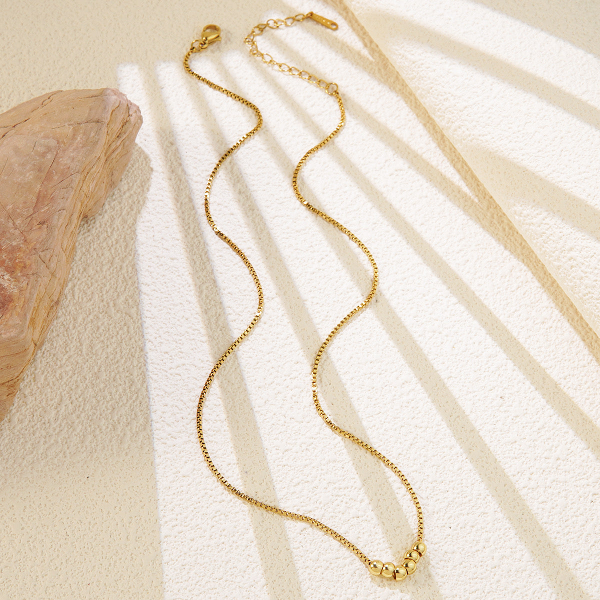 Golden Bead Necklace