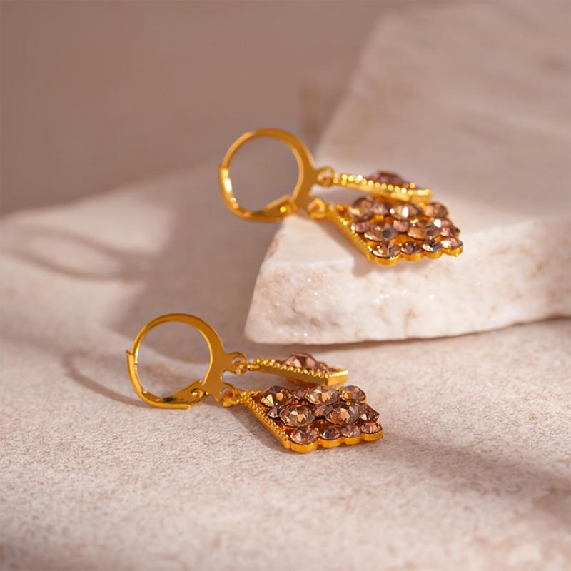 Honeyed Prism Earrings