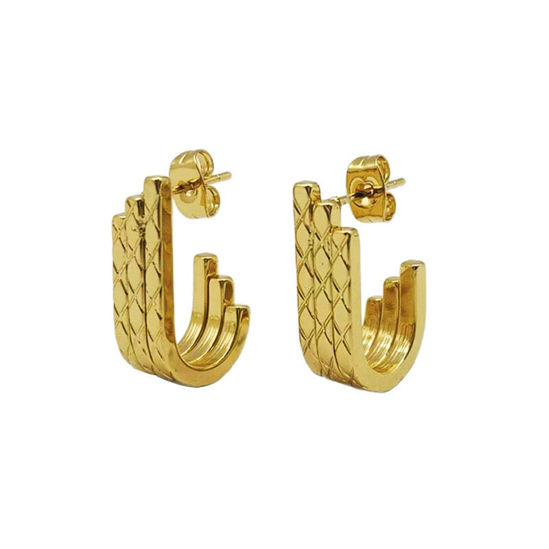 Golden Weave Earrings