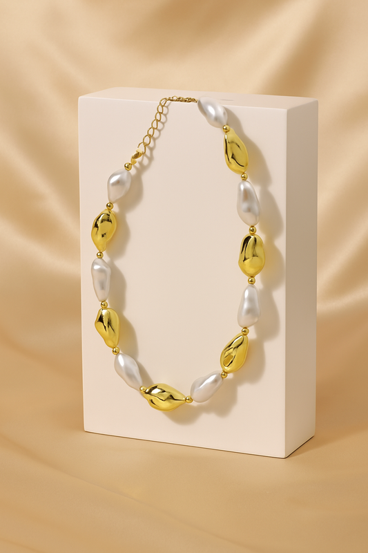 Molten Pearl Necklace