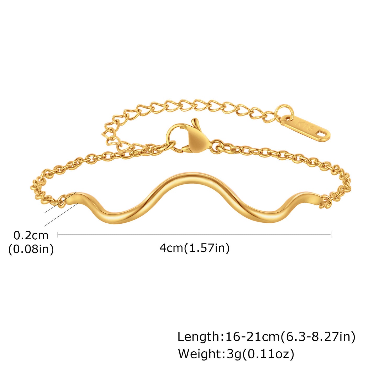 Serene Wave Bracelet