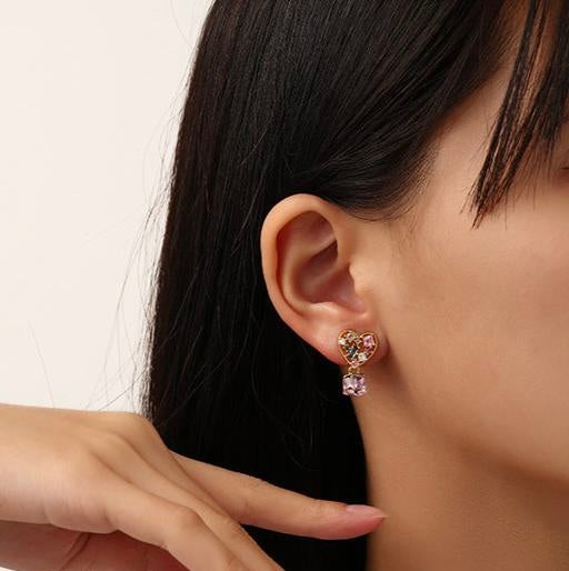 Rosaline Heart Earrings