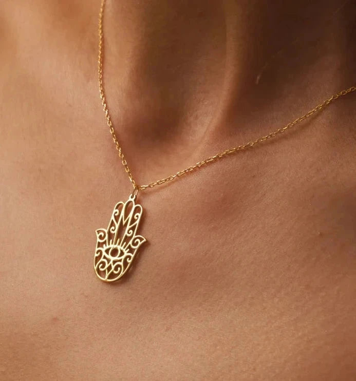 Evil Eye Hamsa Necklace