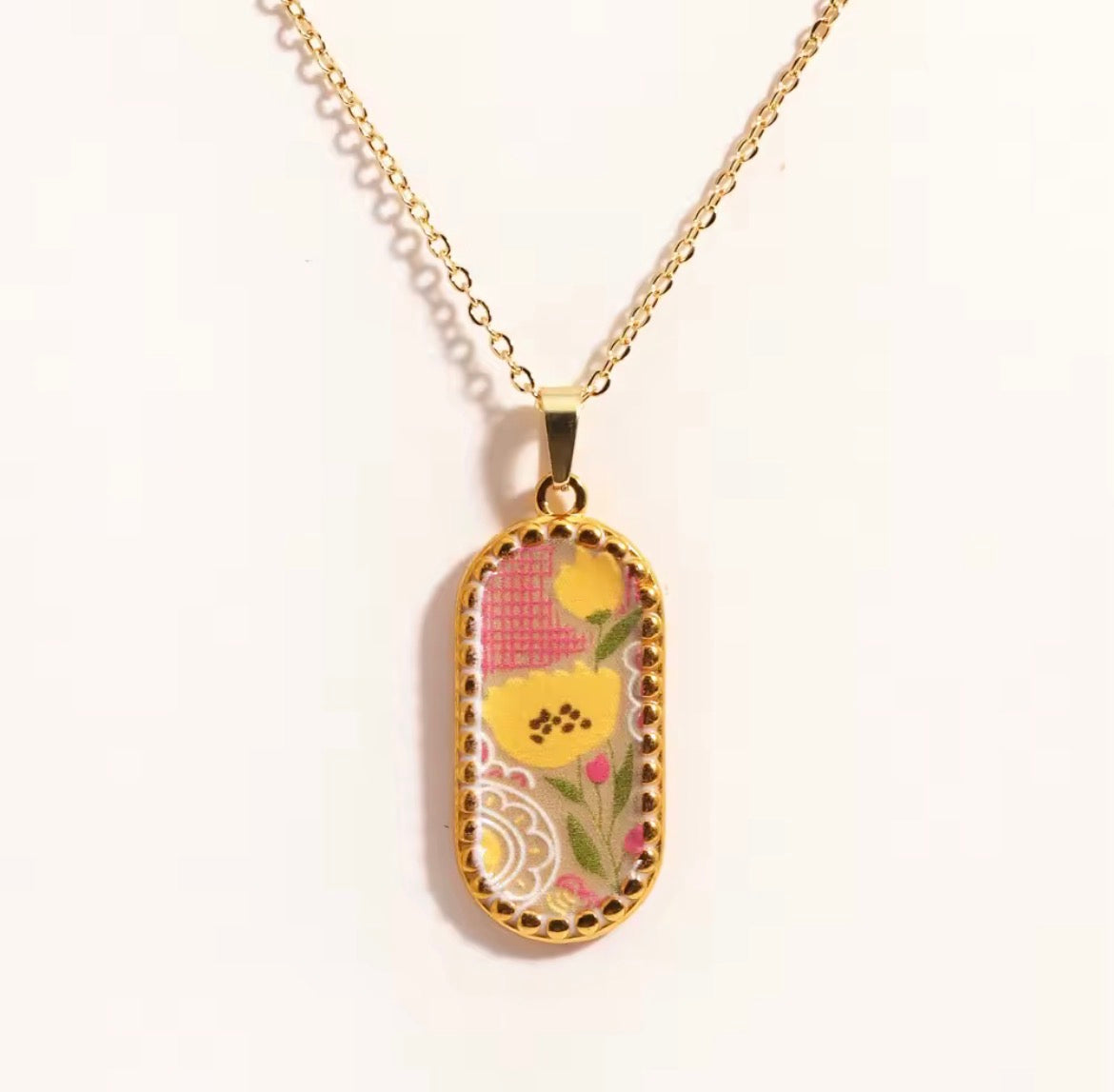 Blush Mosaic Necklace