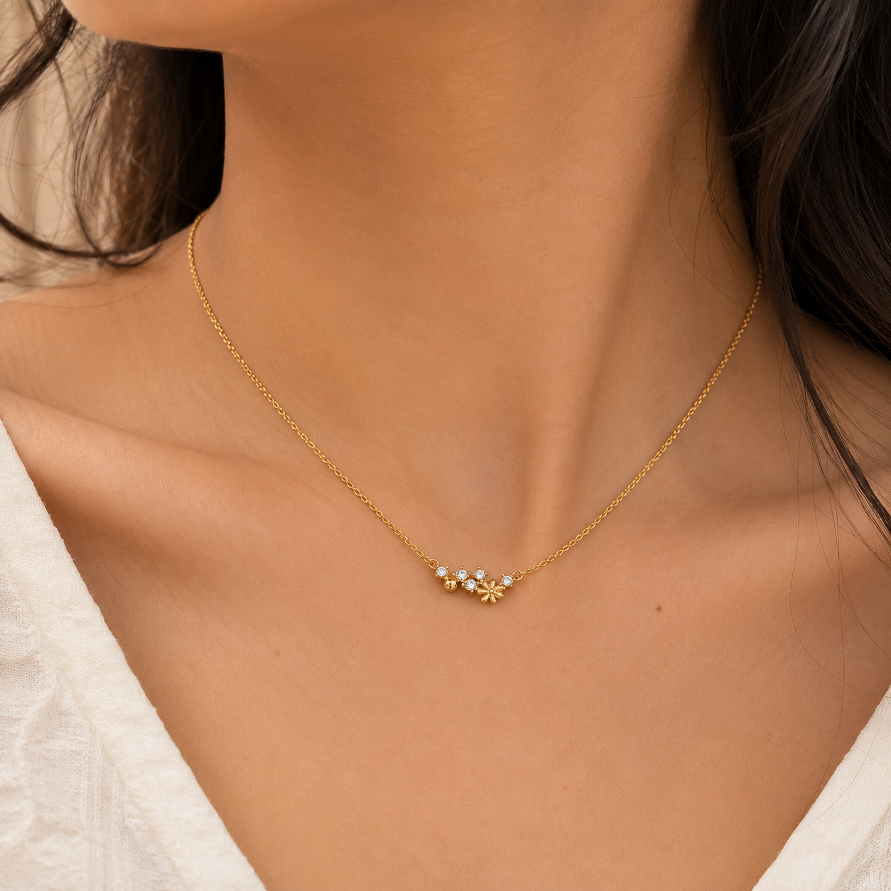 Crystal Garland Necklace