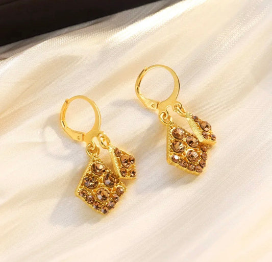 Honeyed Prism Earrings