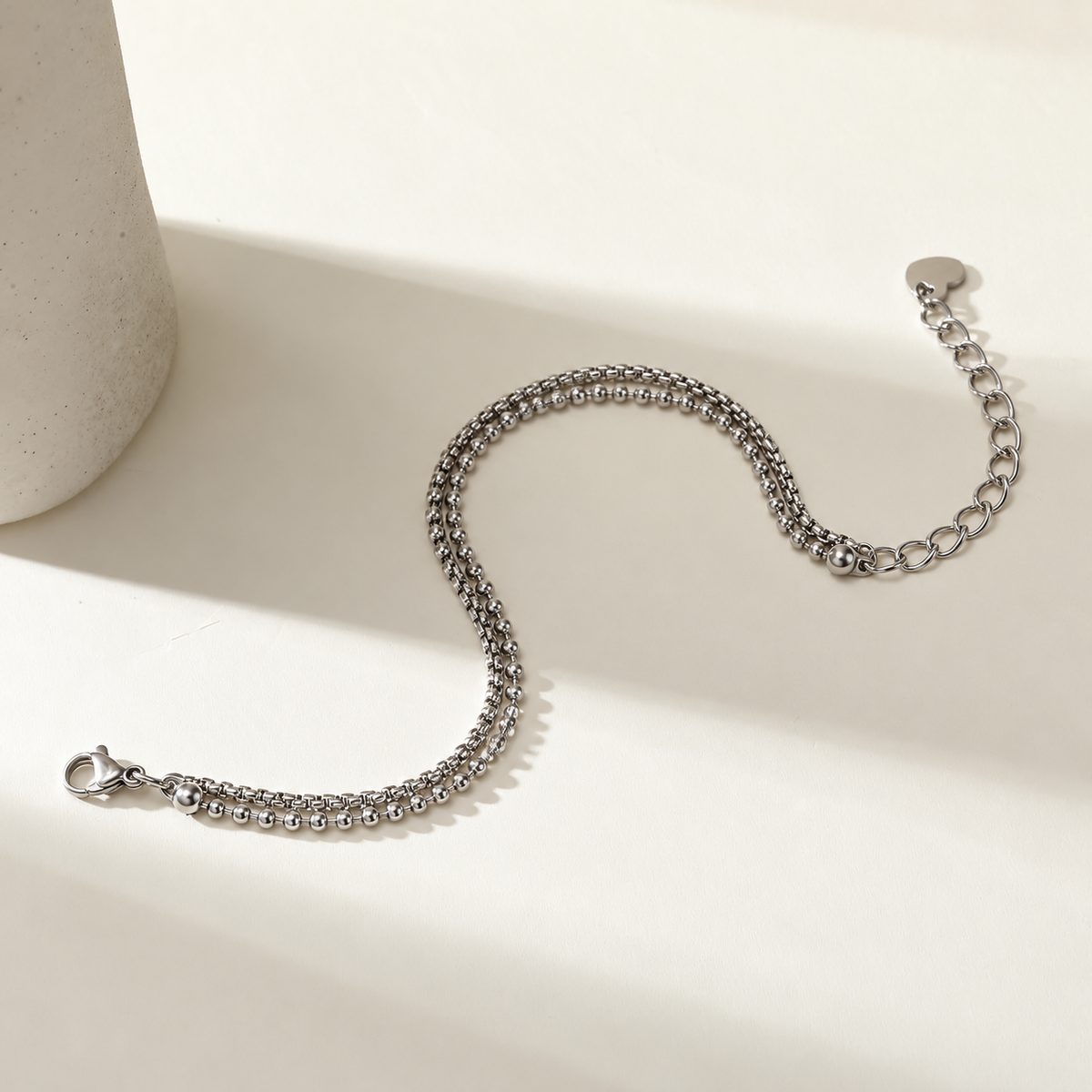 Duo Luxe Silver Bracelet
