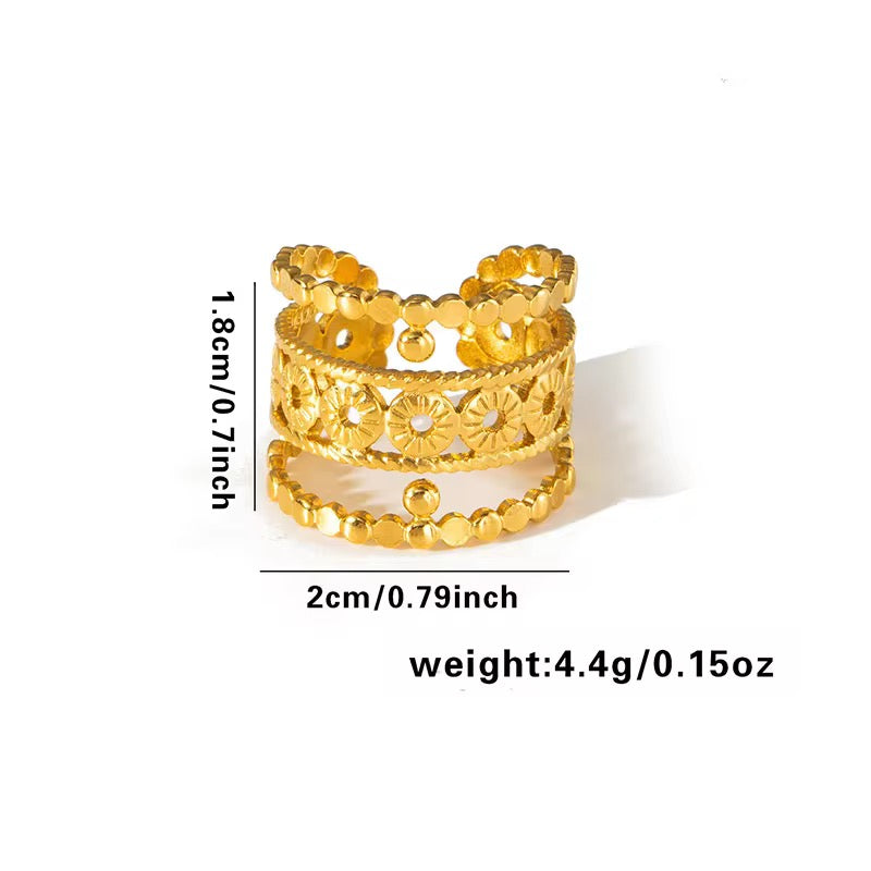 Vintage Floral Ring