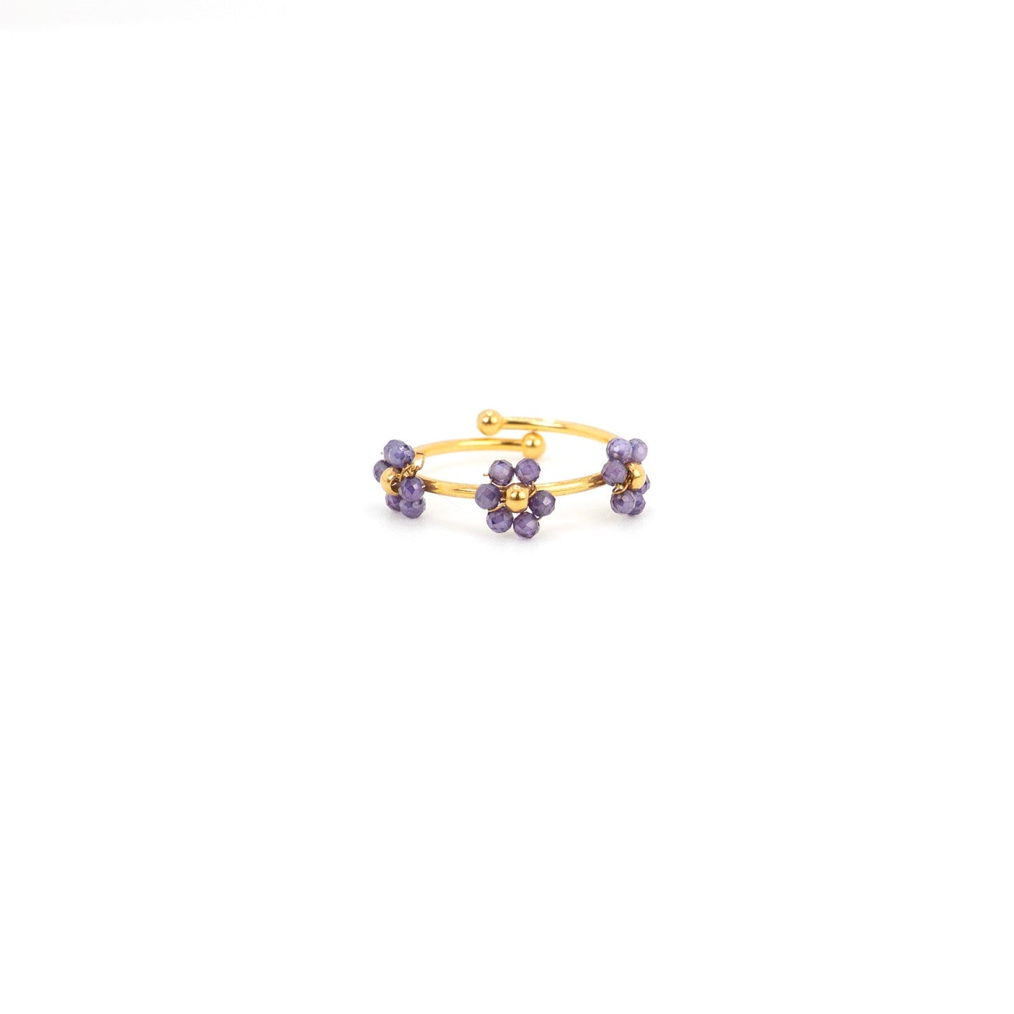 Lavender Floral Ring