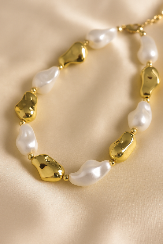 Molten Pearl Necklace