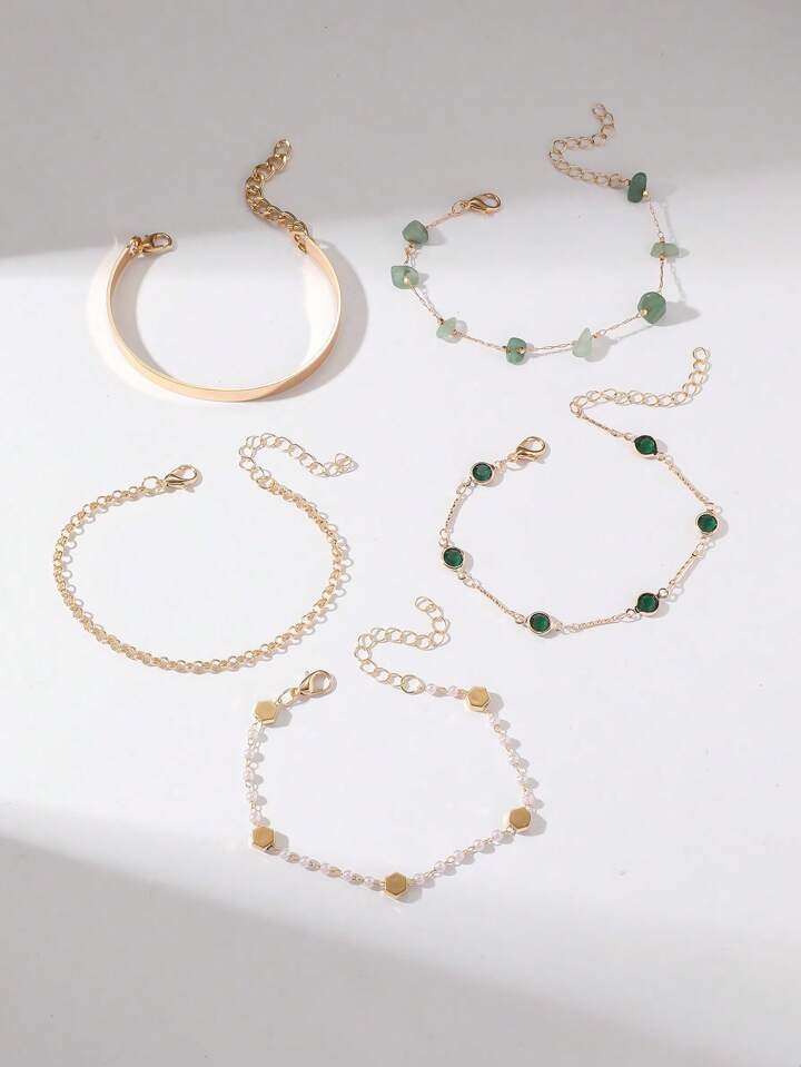 The Emerald Bracelet Set