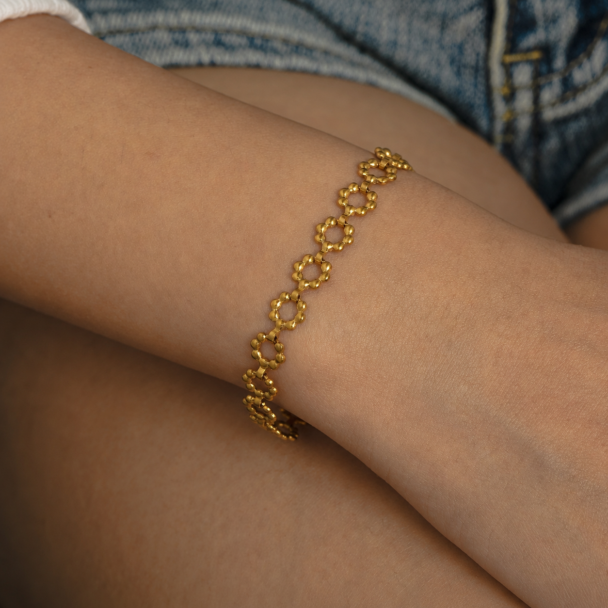 Golden Garland Bracelet