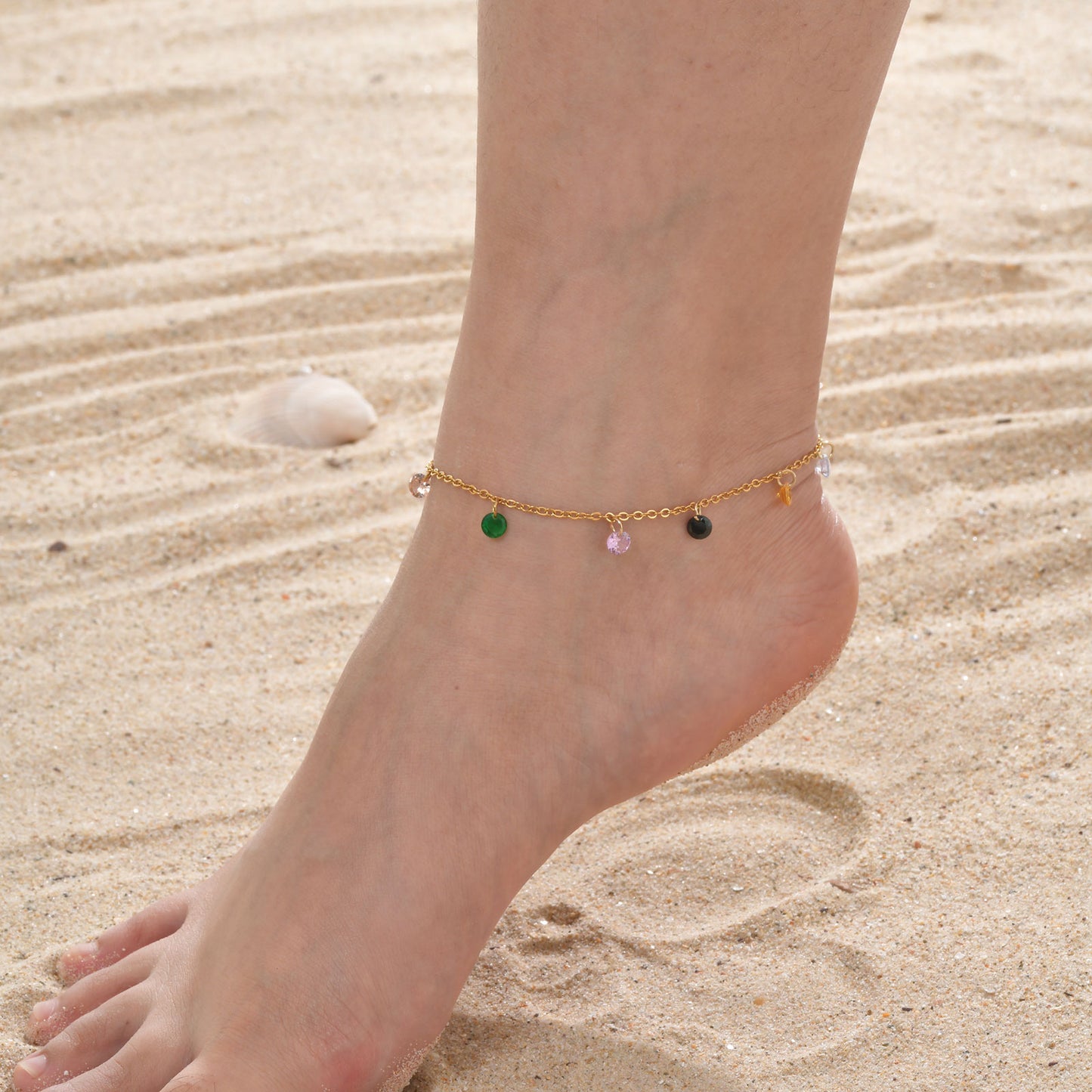 Aurora Drops Anklet