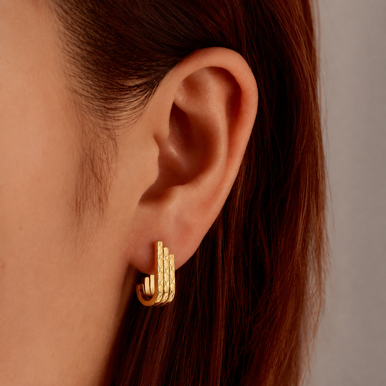 Golden Weave Earrings