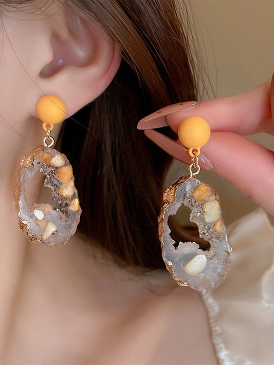 Sunlit Crystal Earrings