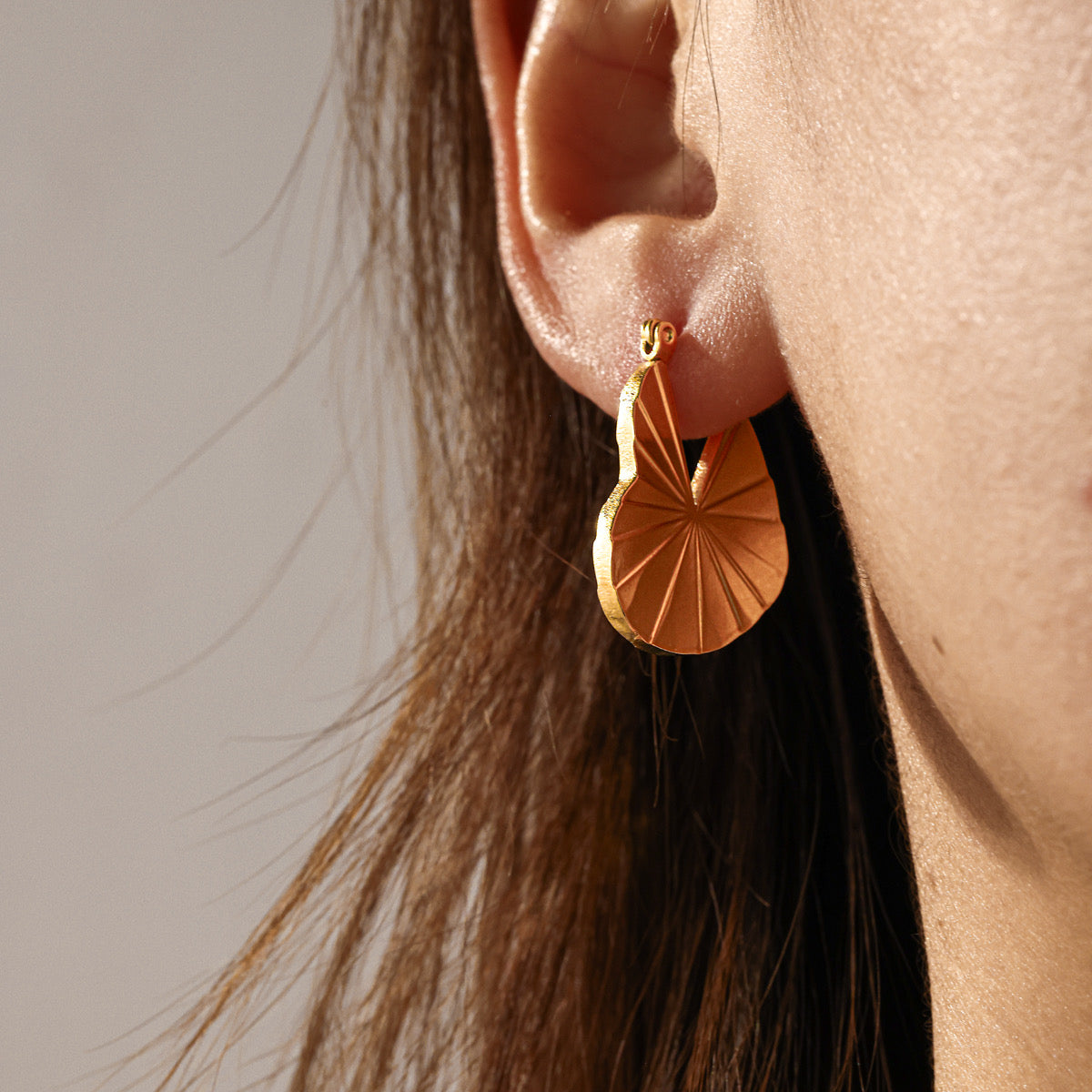 Sunray Gold Earrings