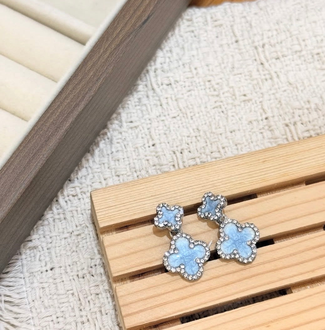 Sky Mist Drop Earrings