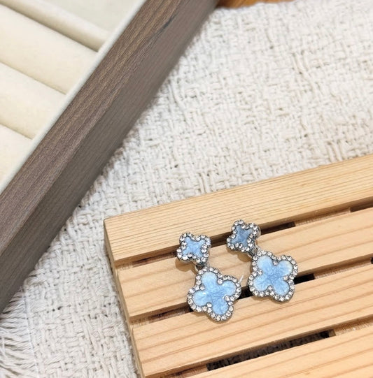 Sky Mist Drop Earrings