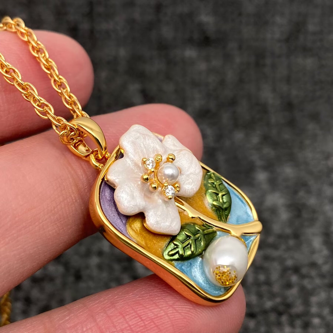 Garden Grace Floral Necklace