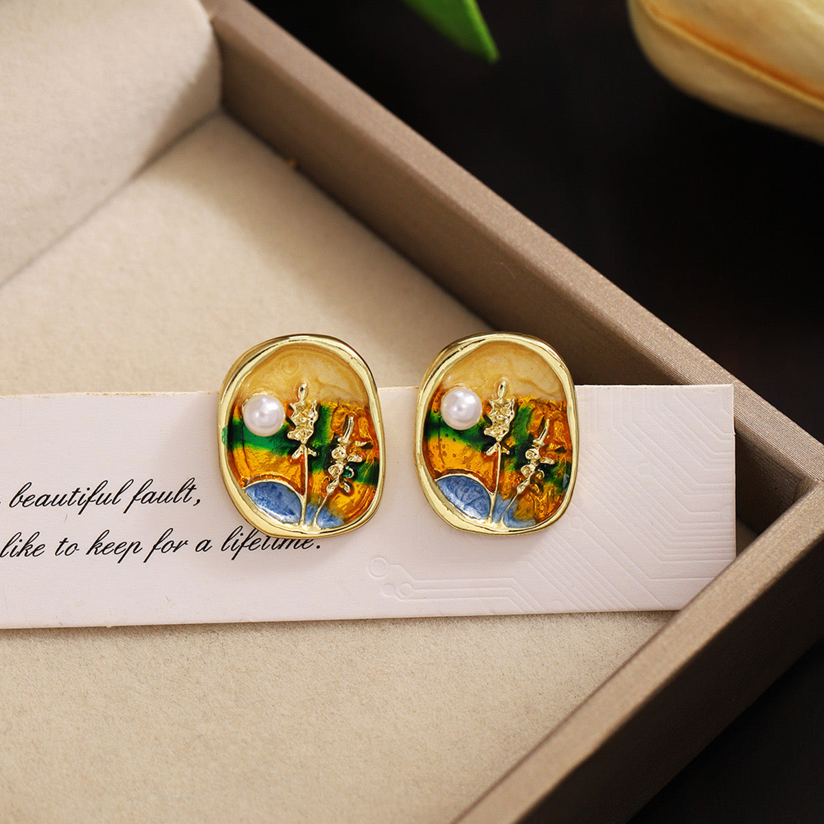Sunset Garden Earrings