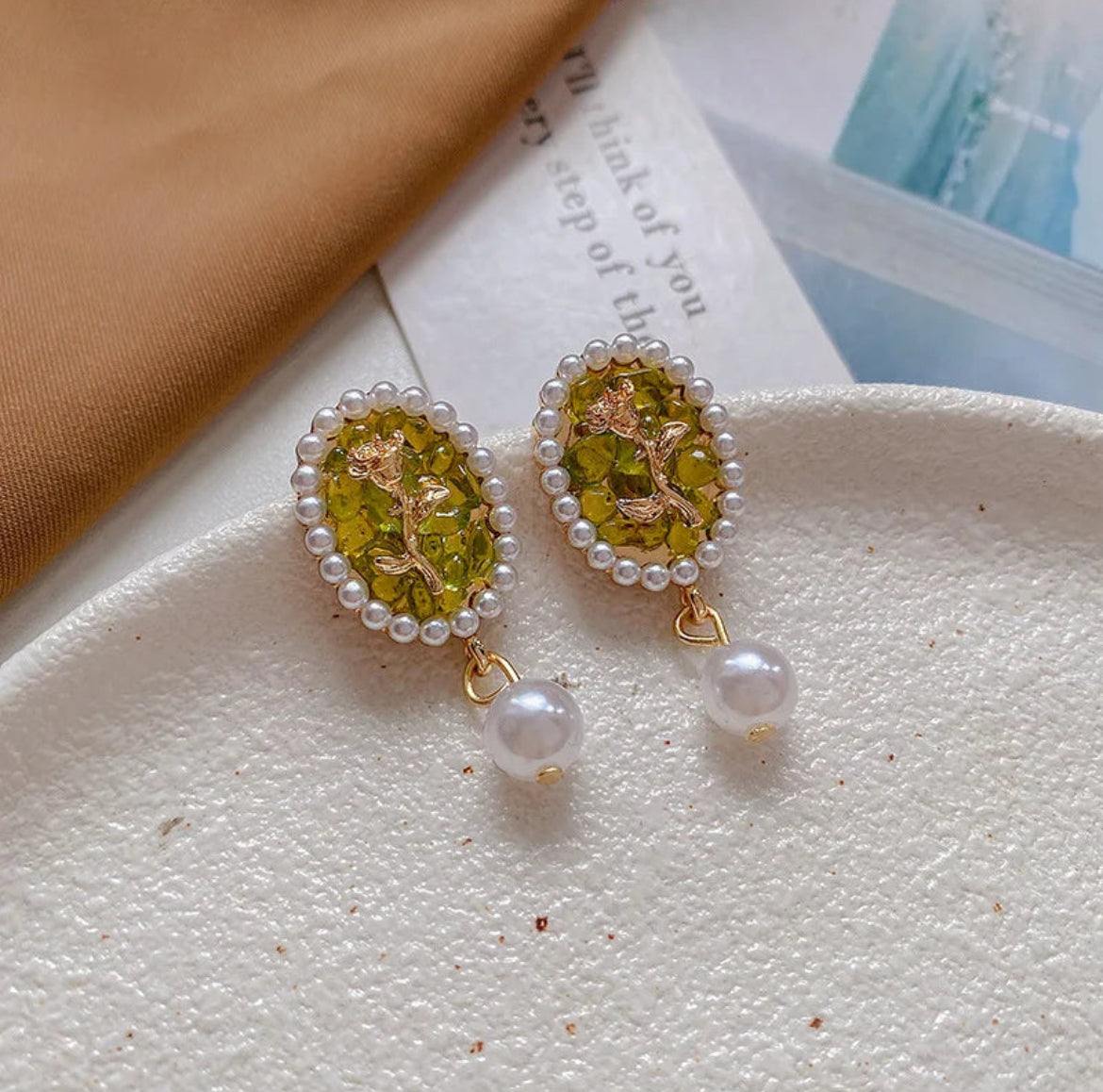 Regal Beaded Earrings
