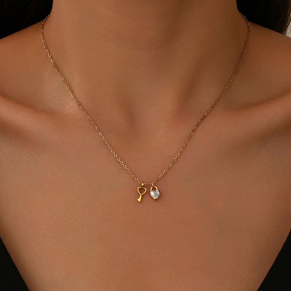 Twin Charms Necklace