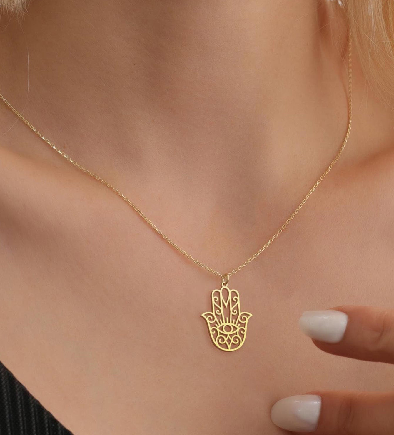 Evil Eye Hamsa Necklace