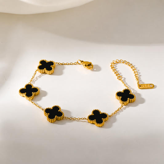 Noir Clover Convertible Bracelet