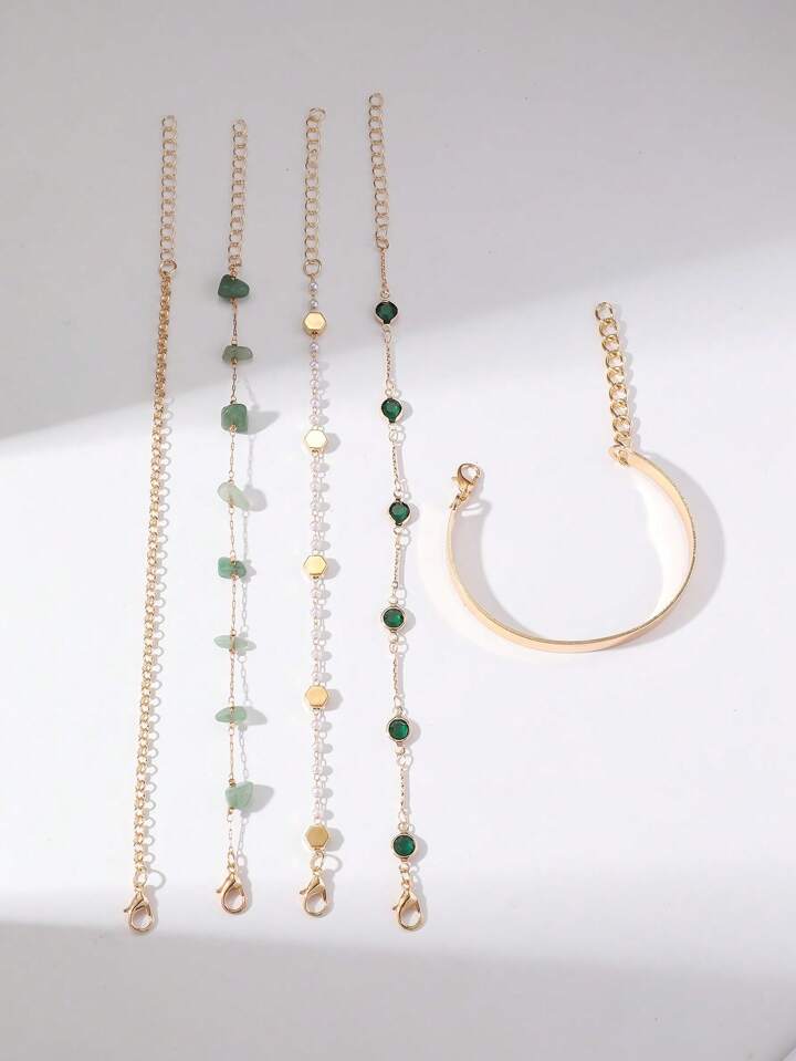 The Emerald Bracelet Set