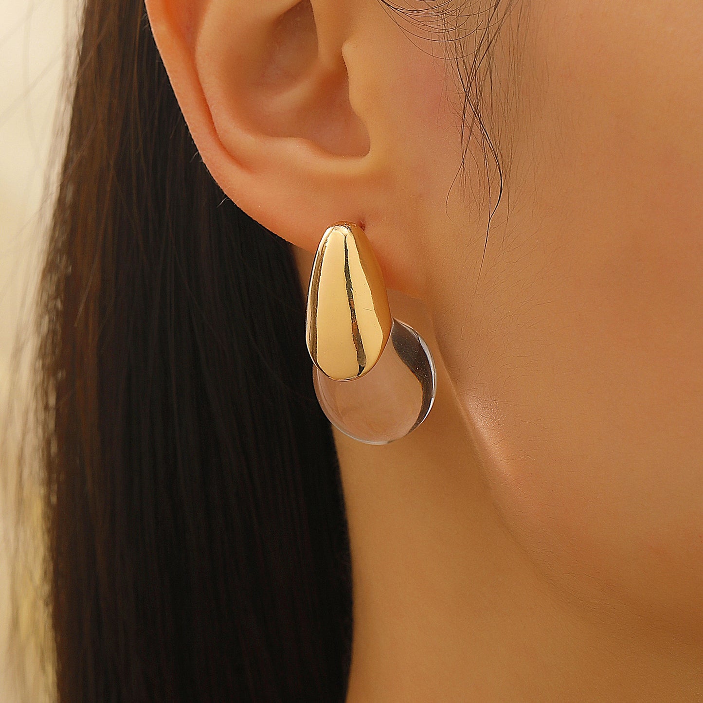 Modern Raindrop Earrings