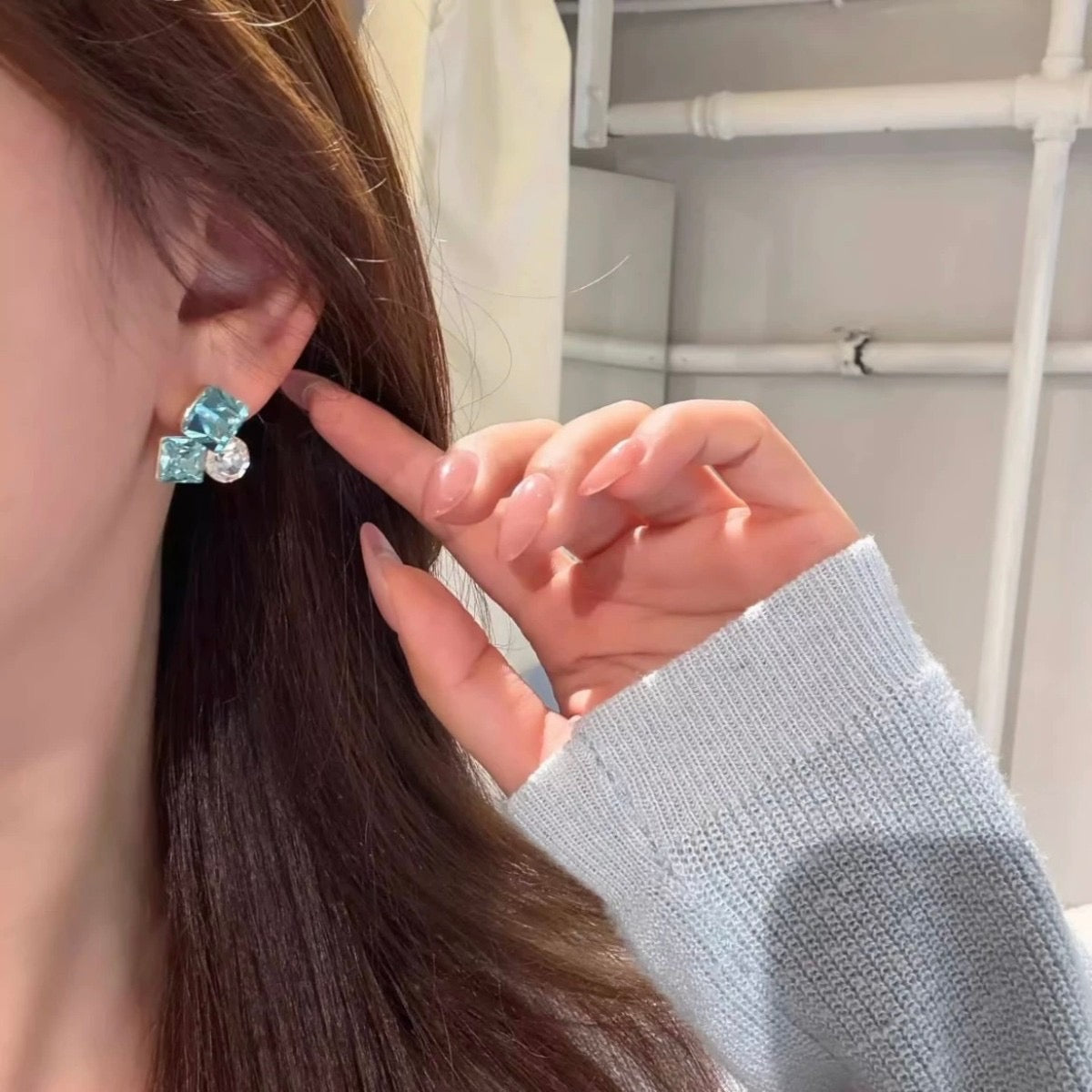 Glacier Crystal Earrings