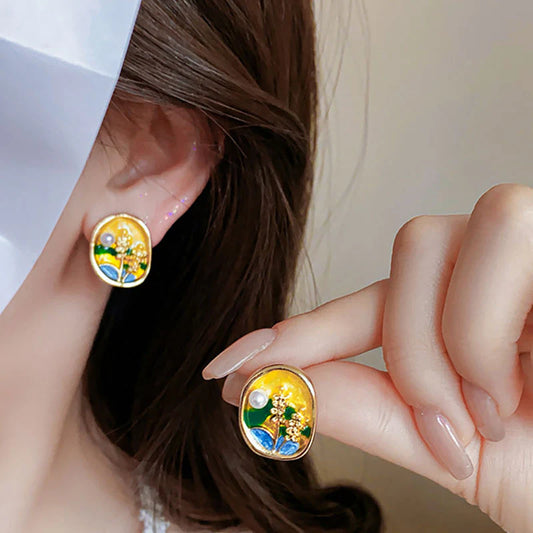 Sunset Garden Earrings