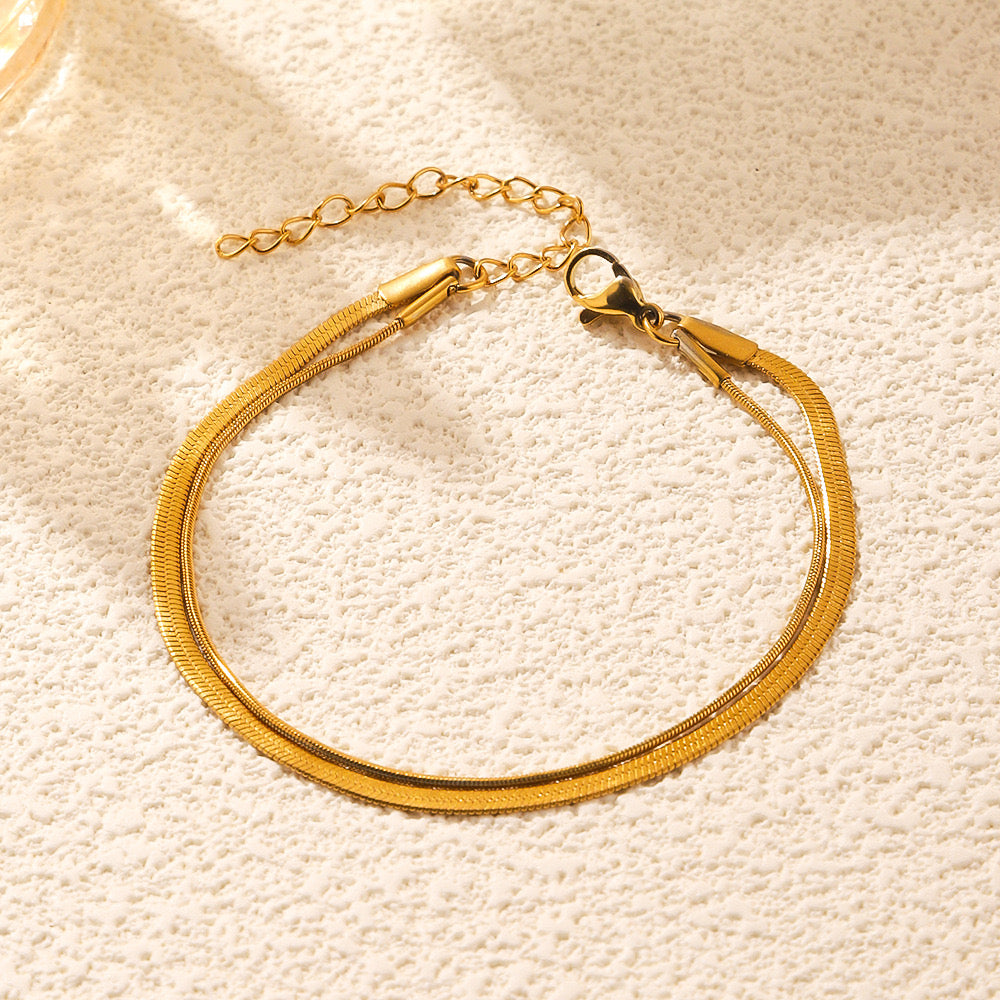 Luna Dual Chain Bracelet
