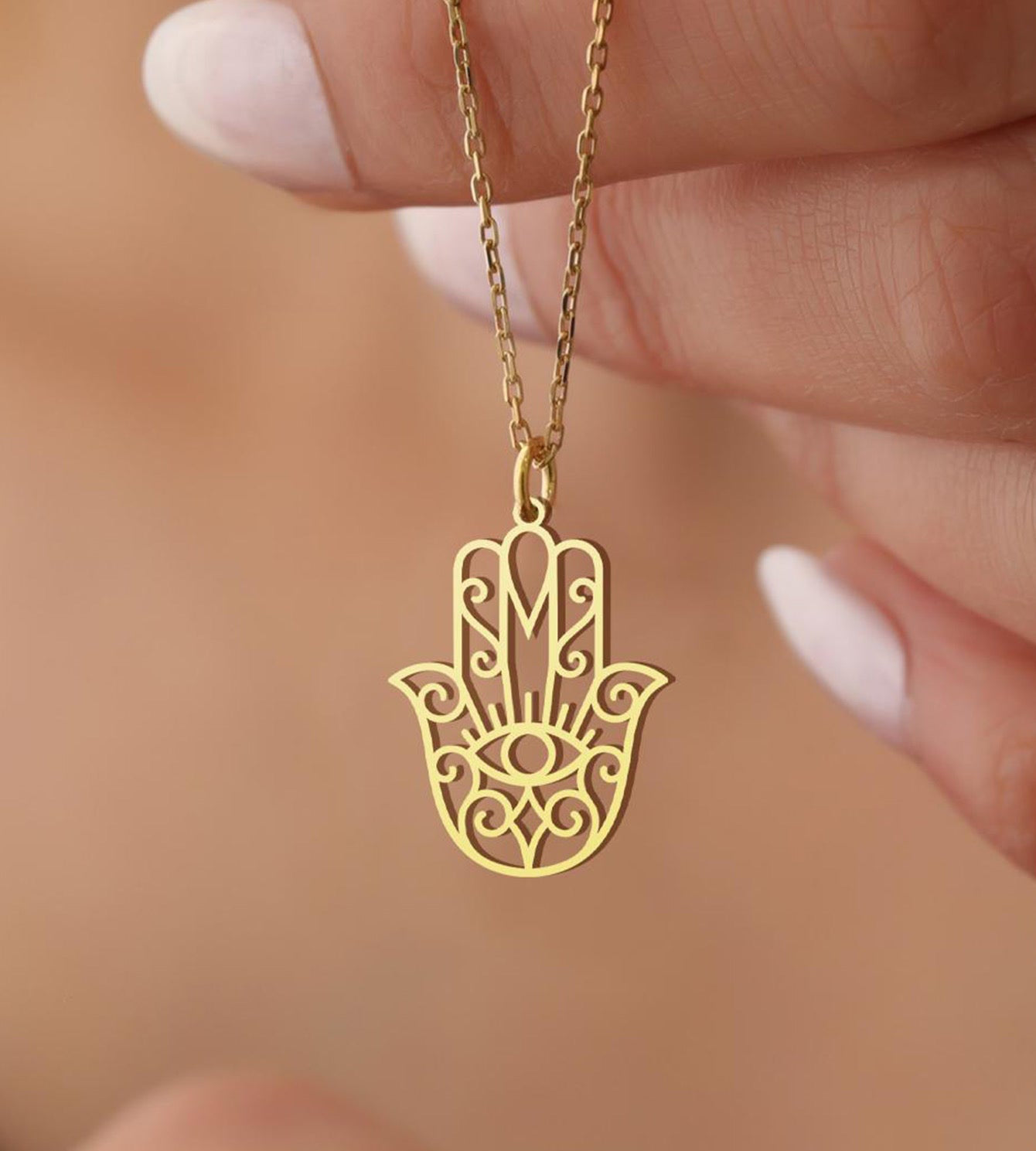Evil Eye Hamsa Necklace