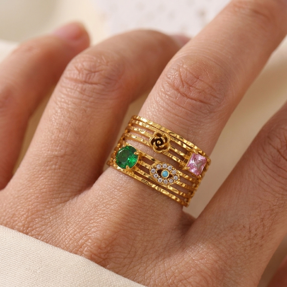 Crystal Treasure Ring