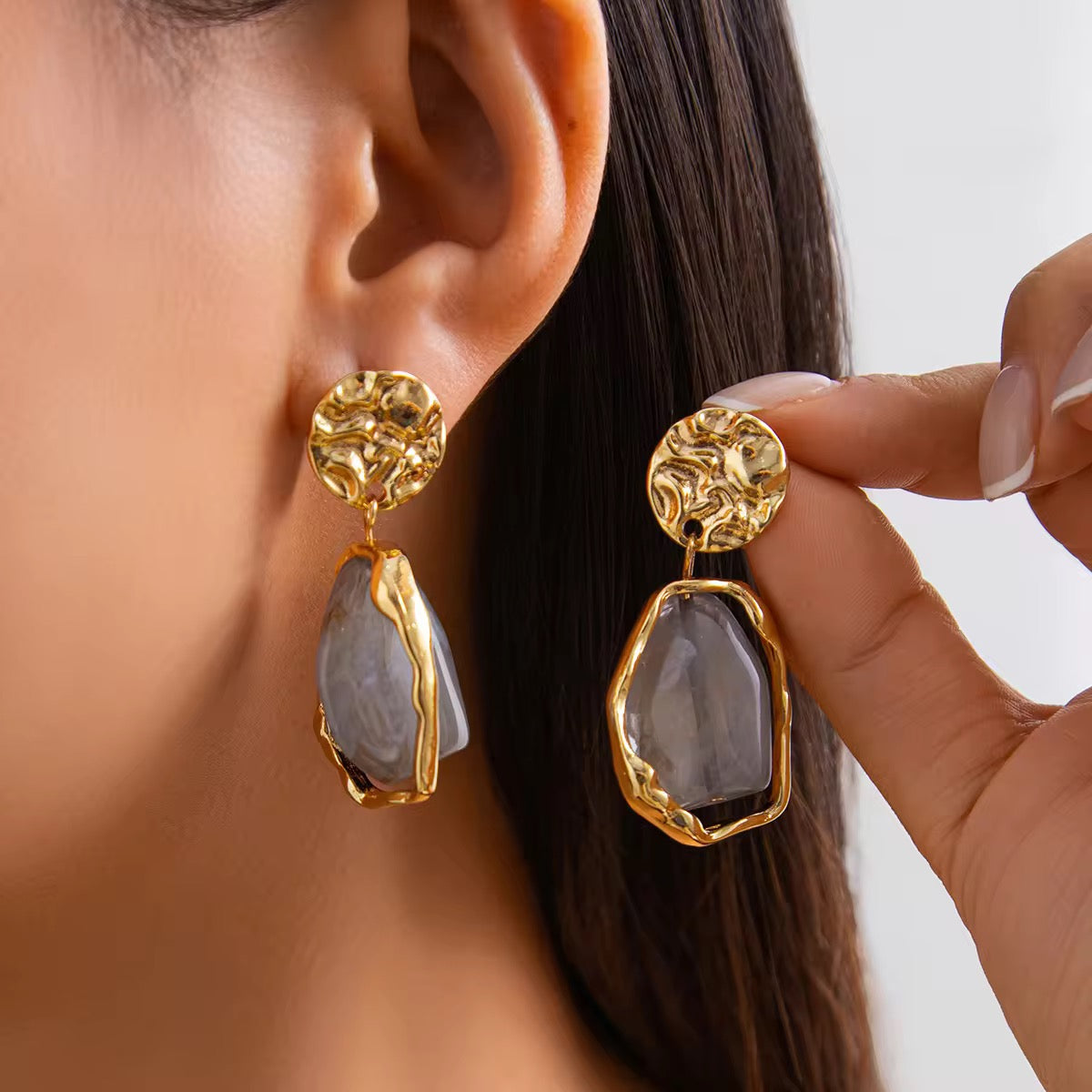 Golden Ash Earrings