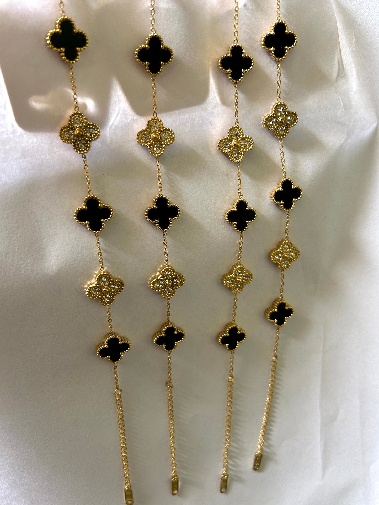 Noir Clover Convertible Bracelet
